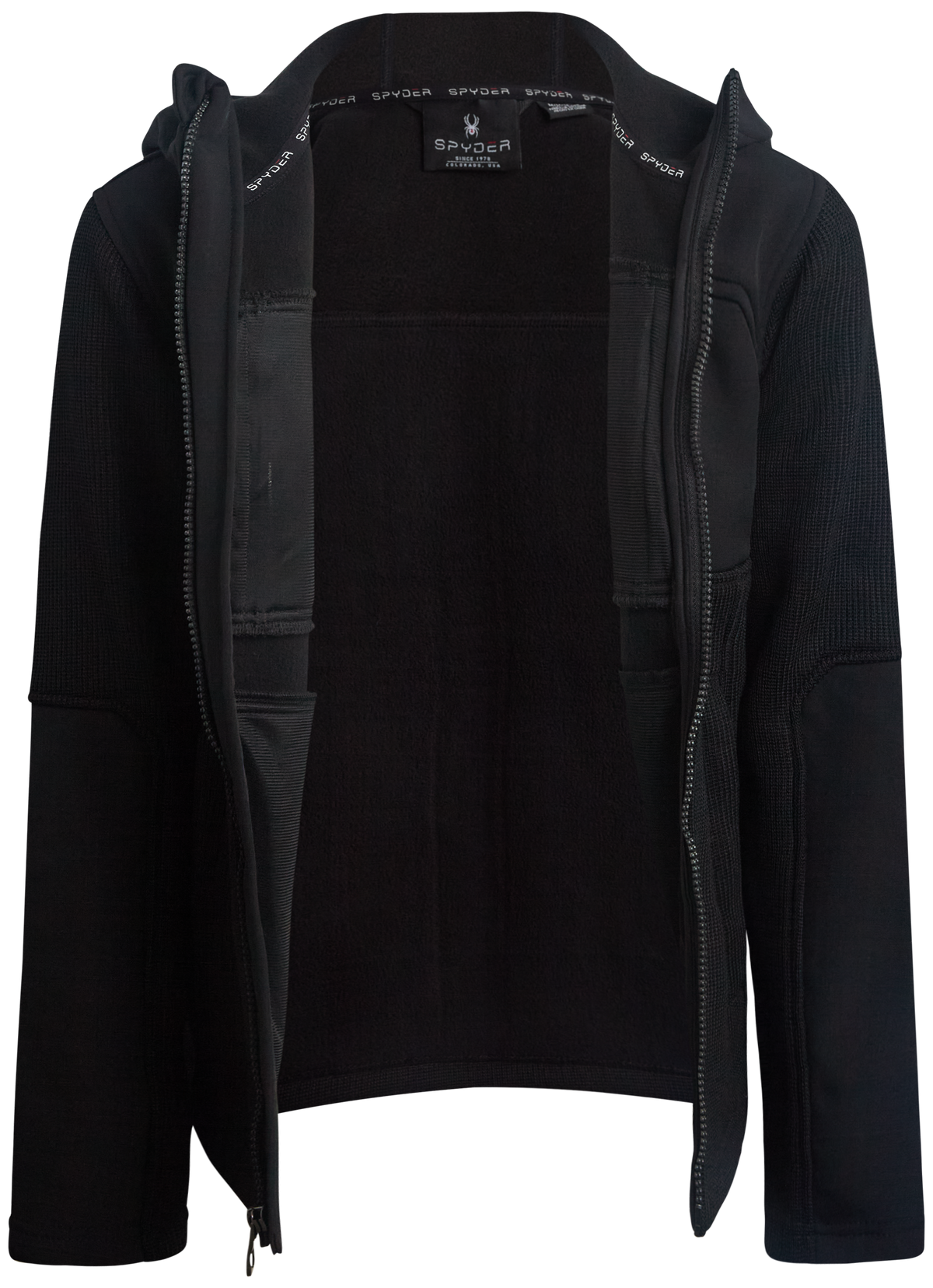 Boys' Sweater Fleece Jacket - Black