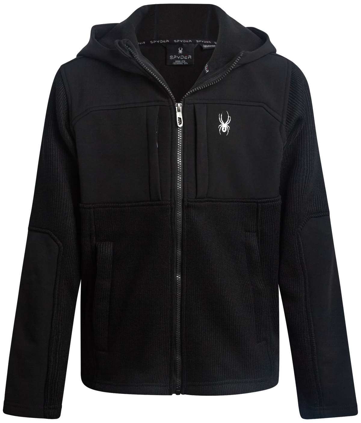 Boys' Sweater Fleece Jacket - Black