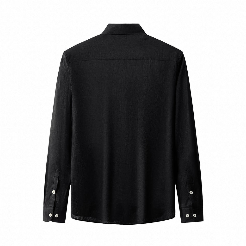 Capri Linen Shirt BLACK