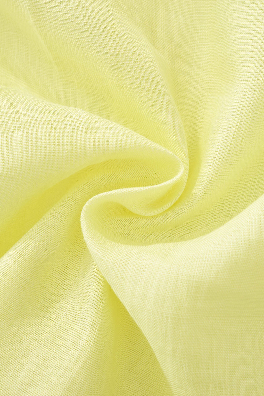 Barocco Capri Men's Linen Long Sleeve Shirt - Canary