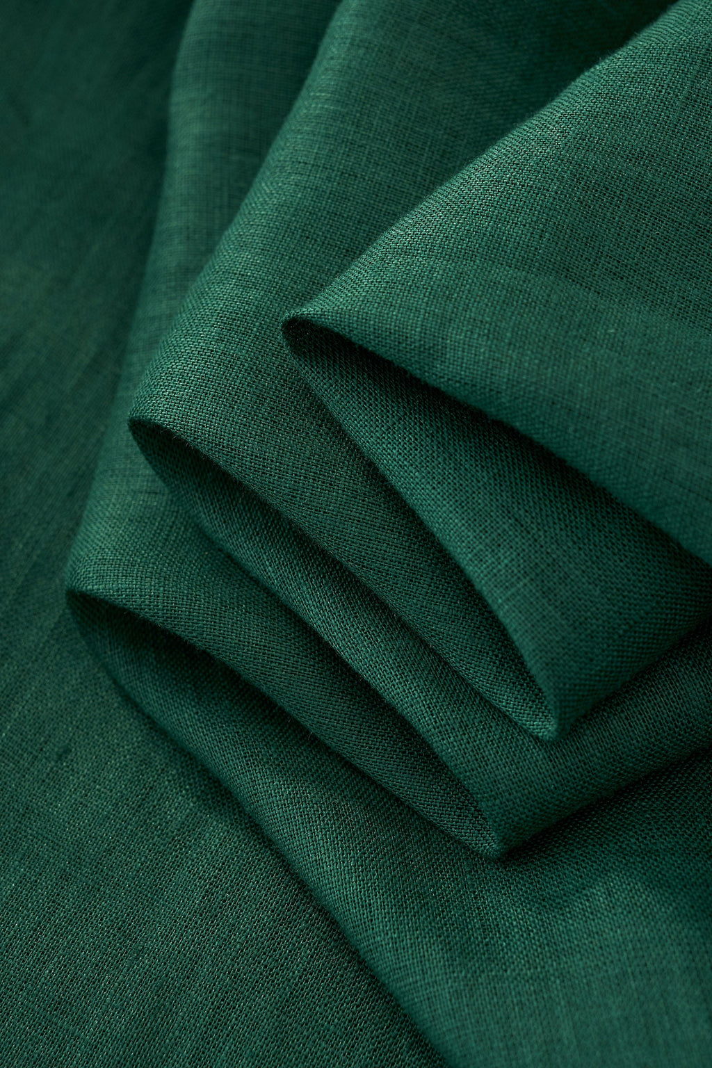 Barocco Capri Men's Linen Long Sleeve Shirt - Hunter Green