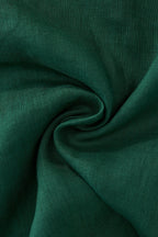 Barocco Capri Men's Linen Long Sleeve Shirt - Hunter Green