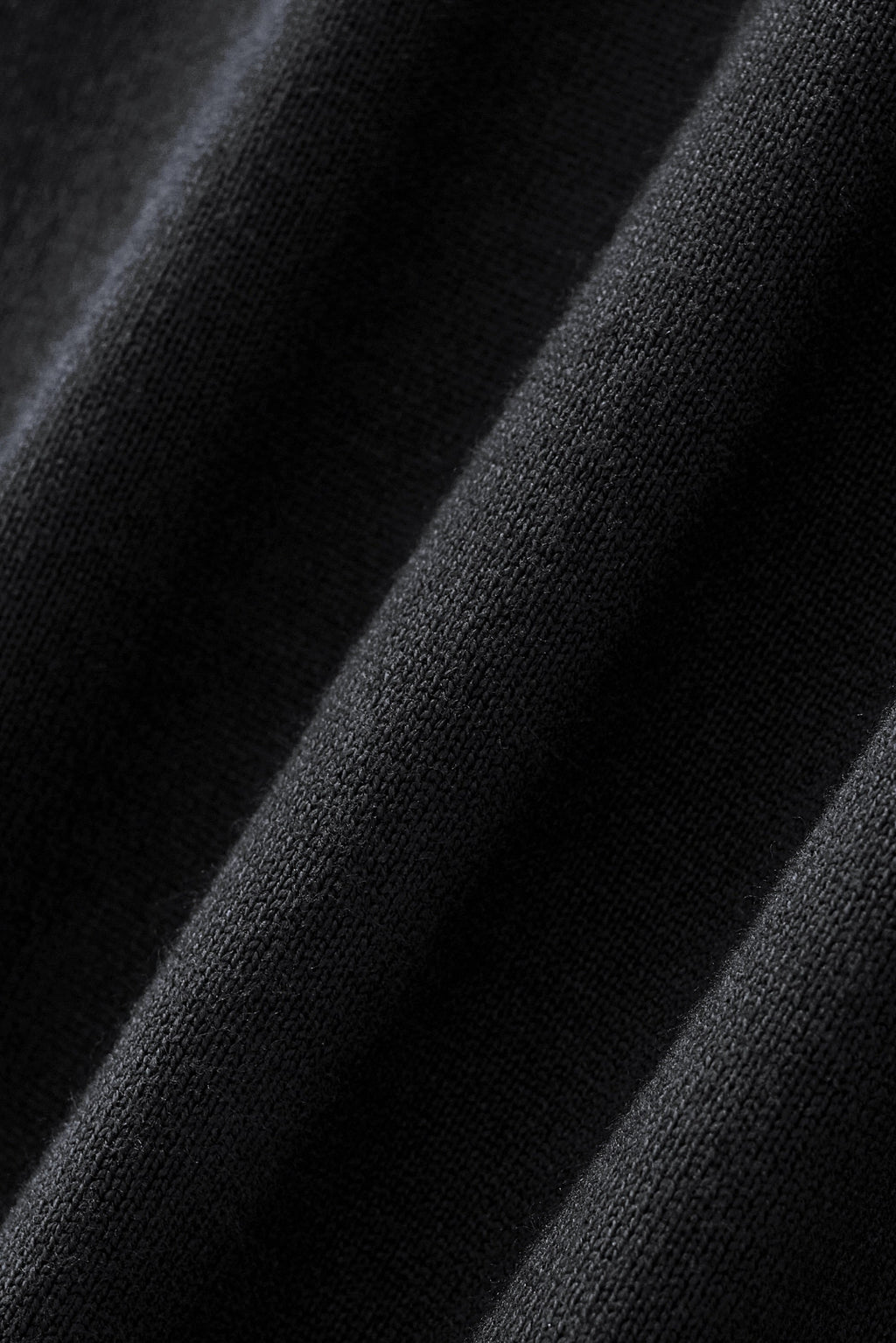 Halo Contrast Collar Knit LS BLACK