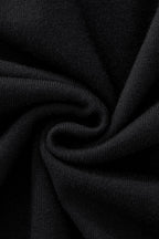 Monarch Tipped Collar Knit Polo LS BLACK
