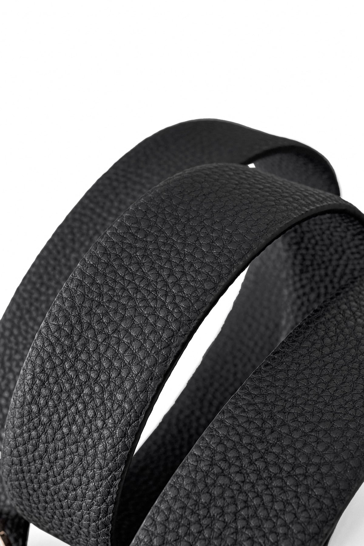Pebbled Leather Auto BKL Belt – Gold Edition GOLD/BLACK