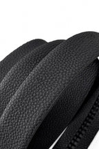 Pebbled Leather Lion Auto BKL Belt – Blackout Ed. BLACK/BLACK