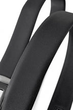 Flat Leather Lion Auto BKL Belt – Gunmetal GUN/BLACK