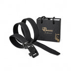 Flat Leather Lion Auto BKL Belt – Gunmetal GUN/BLACK