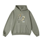 Hawaiian Hoodie For Men Dragon Flight Print Hoodie