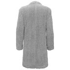 Teddy Comfort Long Coat GREY