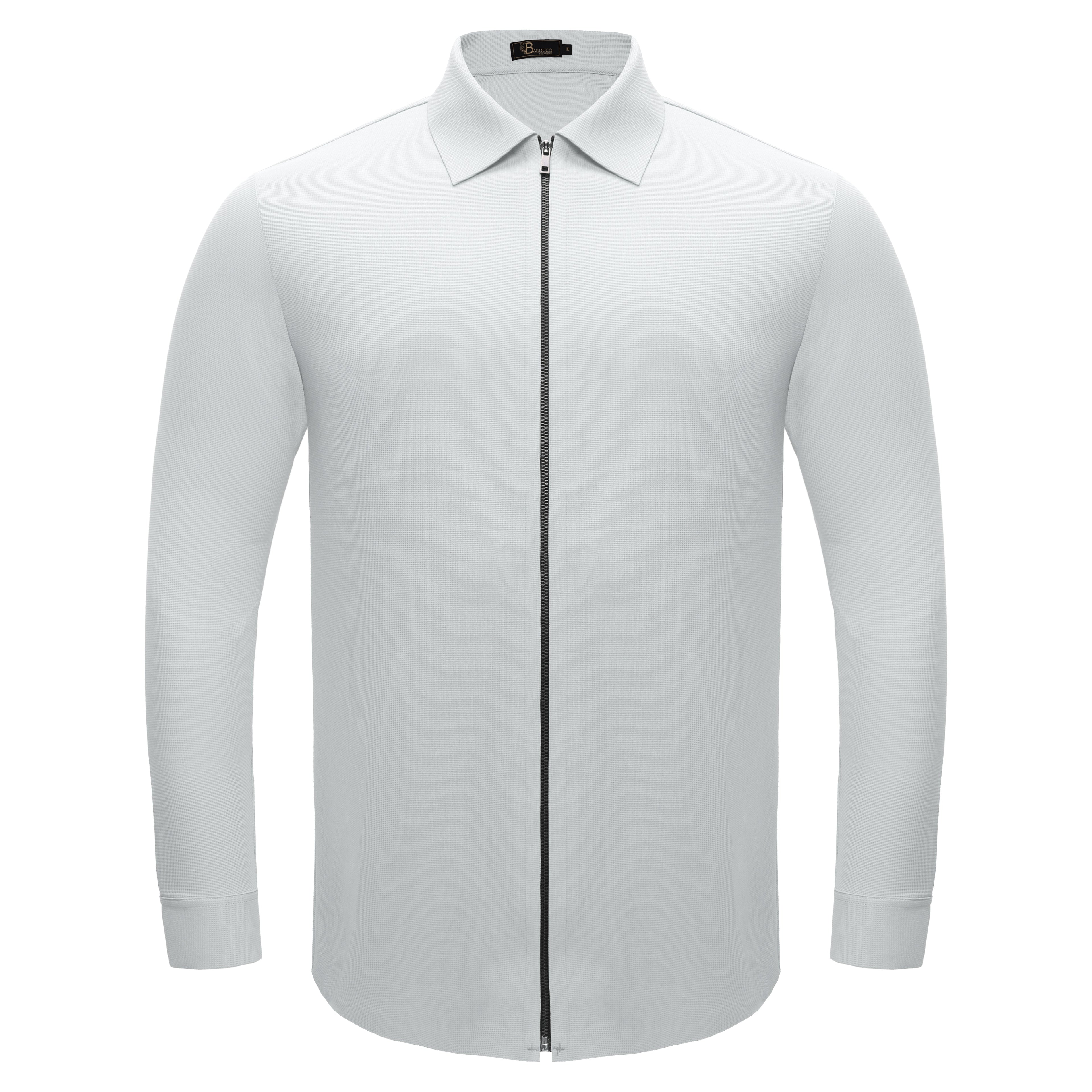 Zenith Zip Shirt WHITE