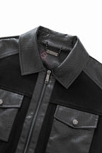 CrocEdge Dual-Fabric Zip Jacket BLACK