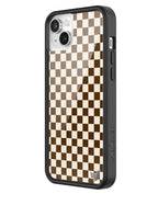 Checkers | Brown iPhone Case