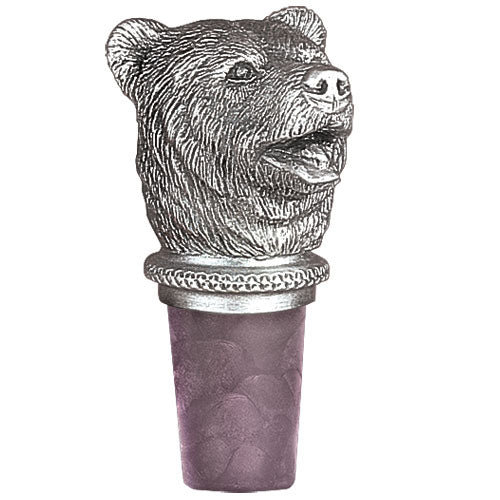 Brown Bear Bottle Stopper