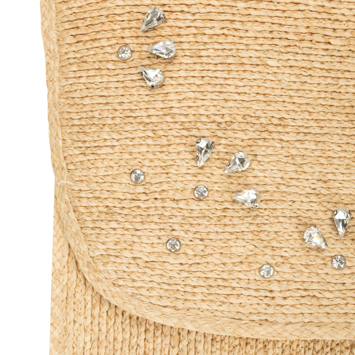 The Glamour Fine Raffia Clutch