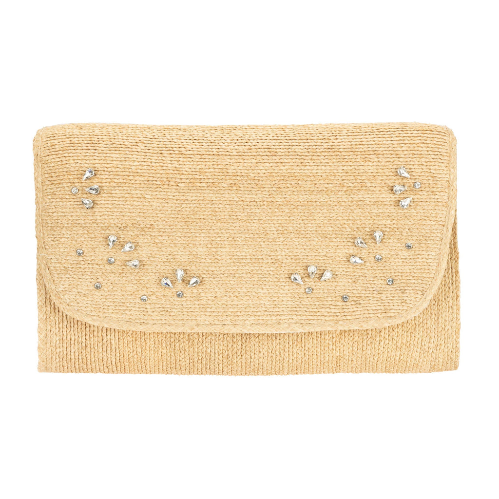 The Glamour Fine Raffia Clutch