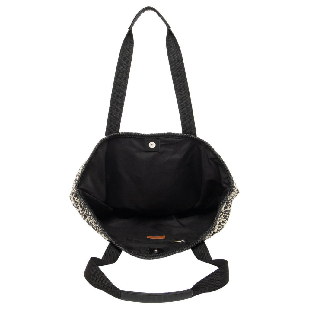Anita - Crochet Tote with Hat Holder
