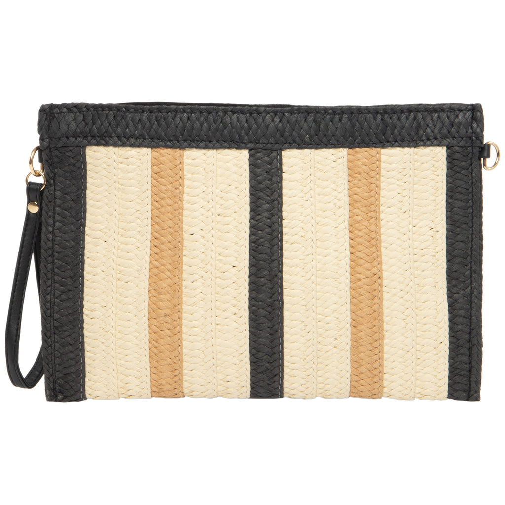 Tierra - Zip Top Clutch with Crossbody Strap