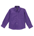 Boys Purple Dress Shirt - Kids Formal Shirt with Spread Collar, Sizes 4-20 | Ferrecci