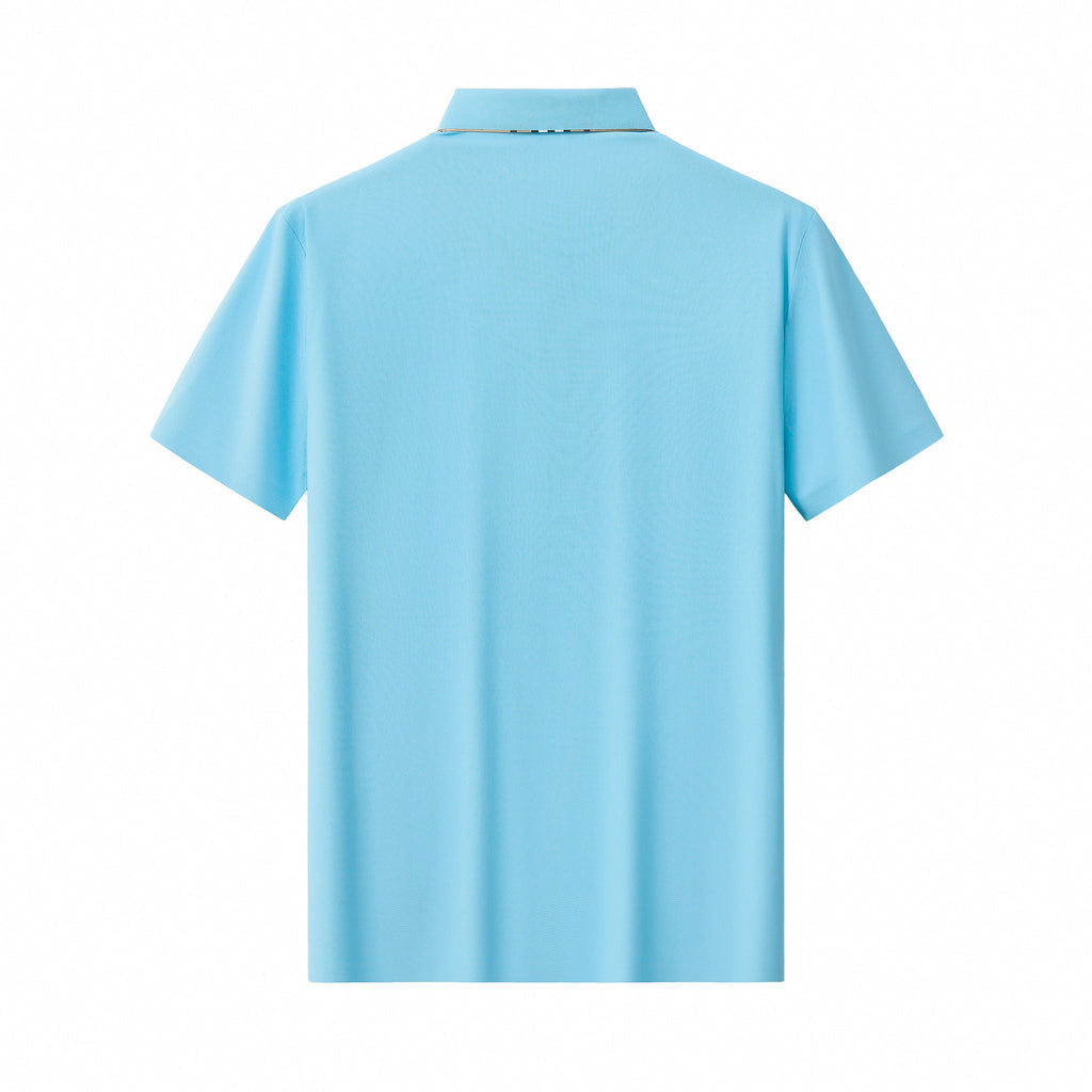 El Baron Essential Men's Performance Polo - Baby Blue
