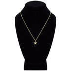 Starfish Cubic Zirconia Pendant With Necklace Set 14K Gold Filled