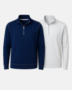 Buki Cinqo Travel Half Zip 2-Pack - Navy/White