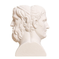 Double Herm of Aristophanes and Menander