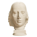 Female head. Fragment of a statue