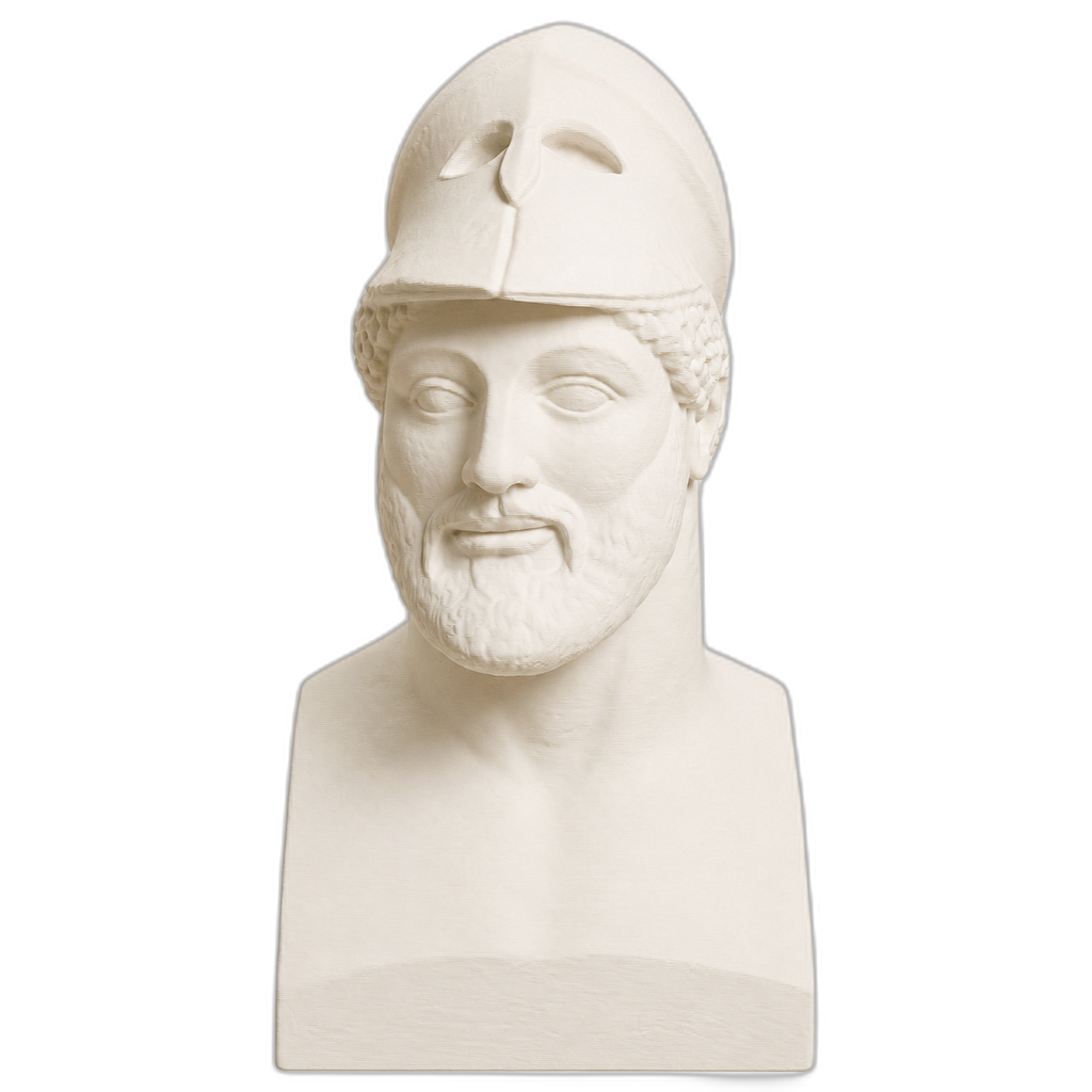Warrior with Helmet Miltiades
