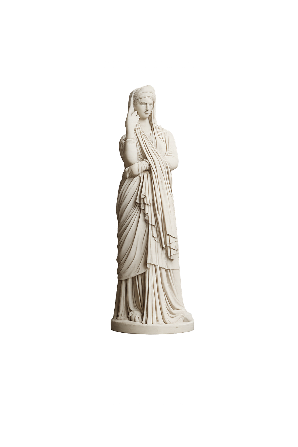 Statue of a woman the so-called 'Pudicitia' type