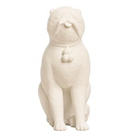 Chinese Porcelain Pug Dog A (One of a Pair)