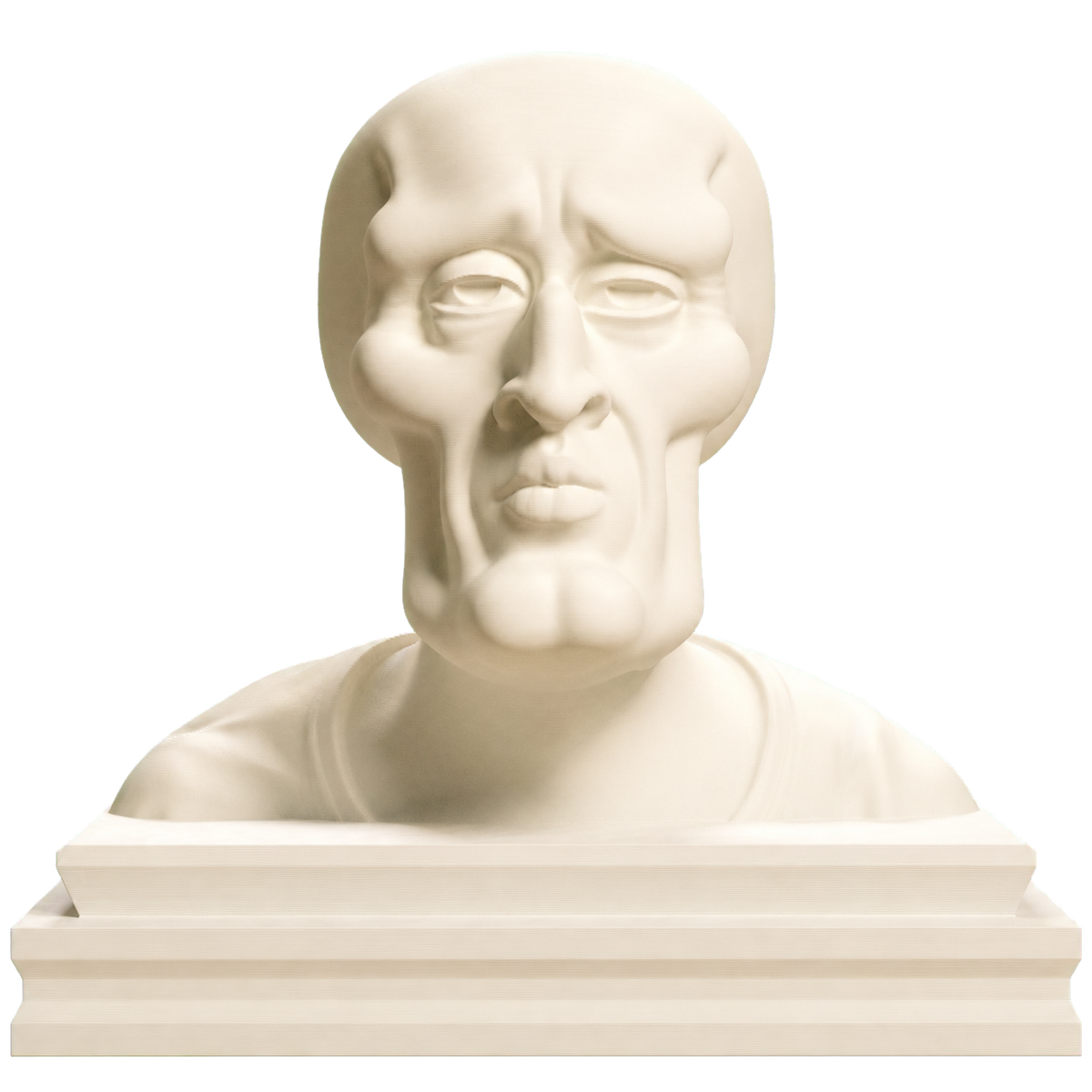 Handsome Squidward Meme Bust