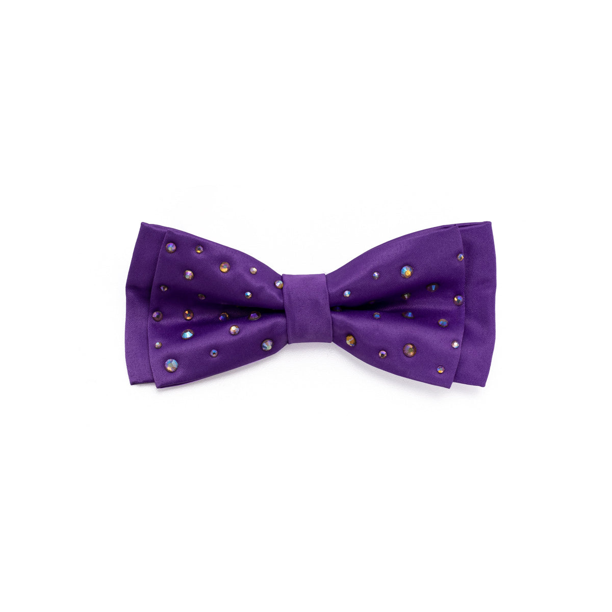 Barocco Bold and Confident Men's Bow Tie - Purple