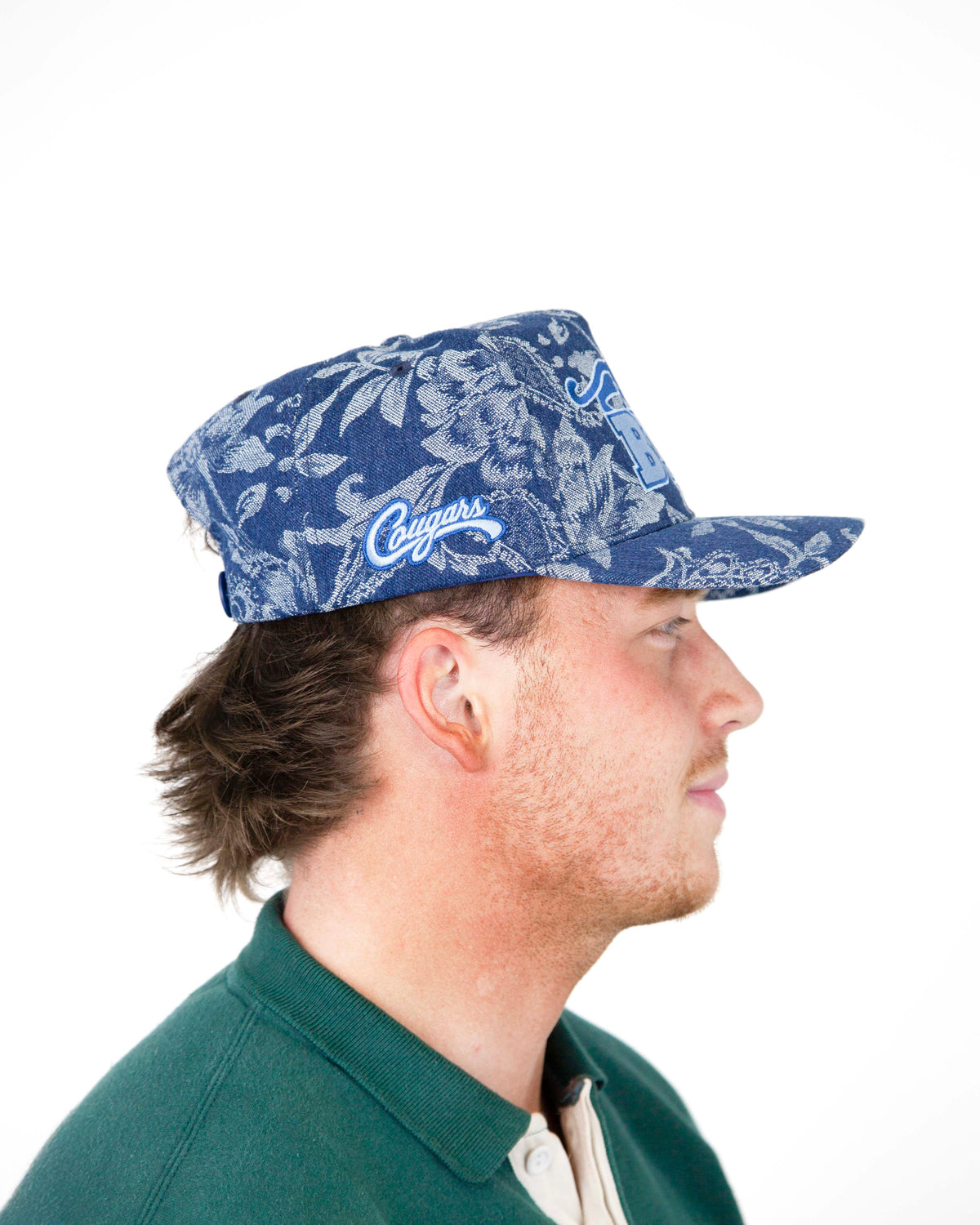 BYU Navy Church Couch Hat Kids