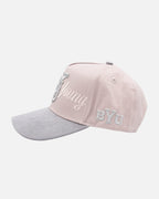 BYU Grey and Silver Suede Brim Hat