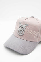 BYU Grey and Silver Suede Brim Hat