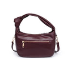 Urban Expressions Lennox Studded Faux Leather Convertible Hobo Bag
