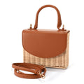 Urban Expressions Clementine Woven Straw Flap Bag