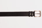 The Adler Black Leather Belt