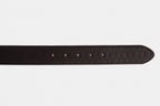 The Adler Black Leather Belt