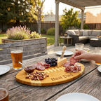 Bamboo Football Cutting Board - 15" x 8.5"