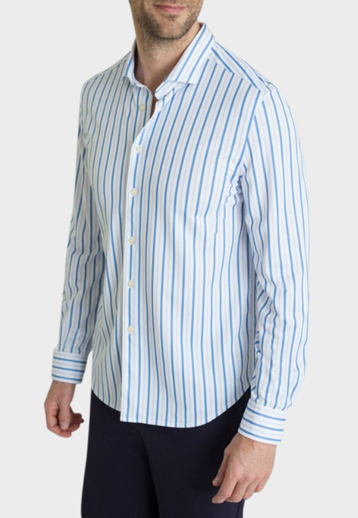 Barrett Stripe Long Sleeve Tech Shirt