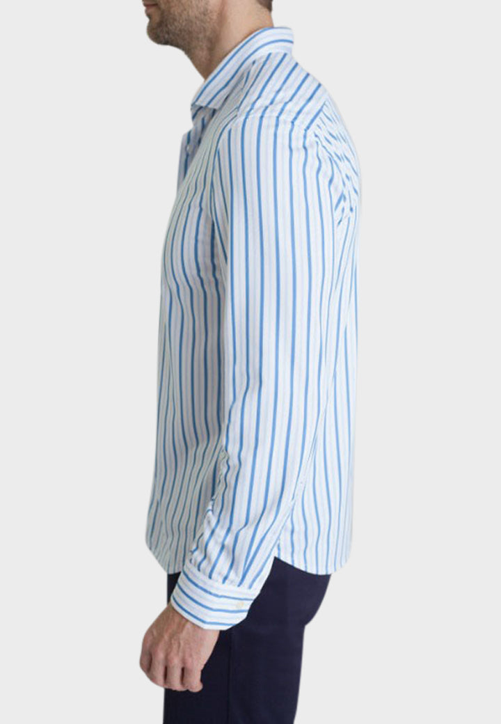 Barrett Stripe Long Sleeve Tech Shirt