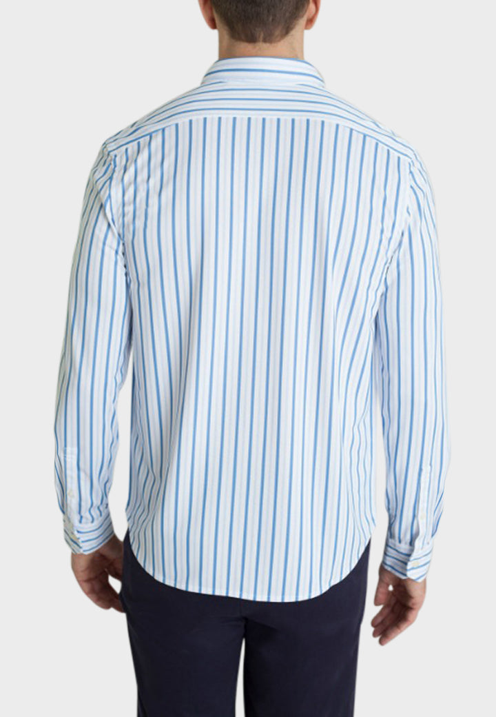 Barrett Stripe Long Sleeve Tech Shirt