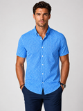 Bastille Check Short Sleeve Tech Shirt