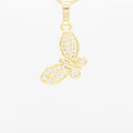 Butterfly 1 Cubic Zirconia Pendant 14K Gold Filled Women Jewelry