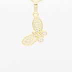 Butterfly 1 Cubic Zirconia Pendant 14K Gold Filled Women Jewelry