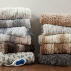 Beautyrest Marselle Faux Fur Heated Throw