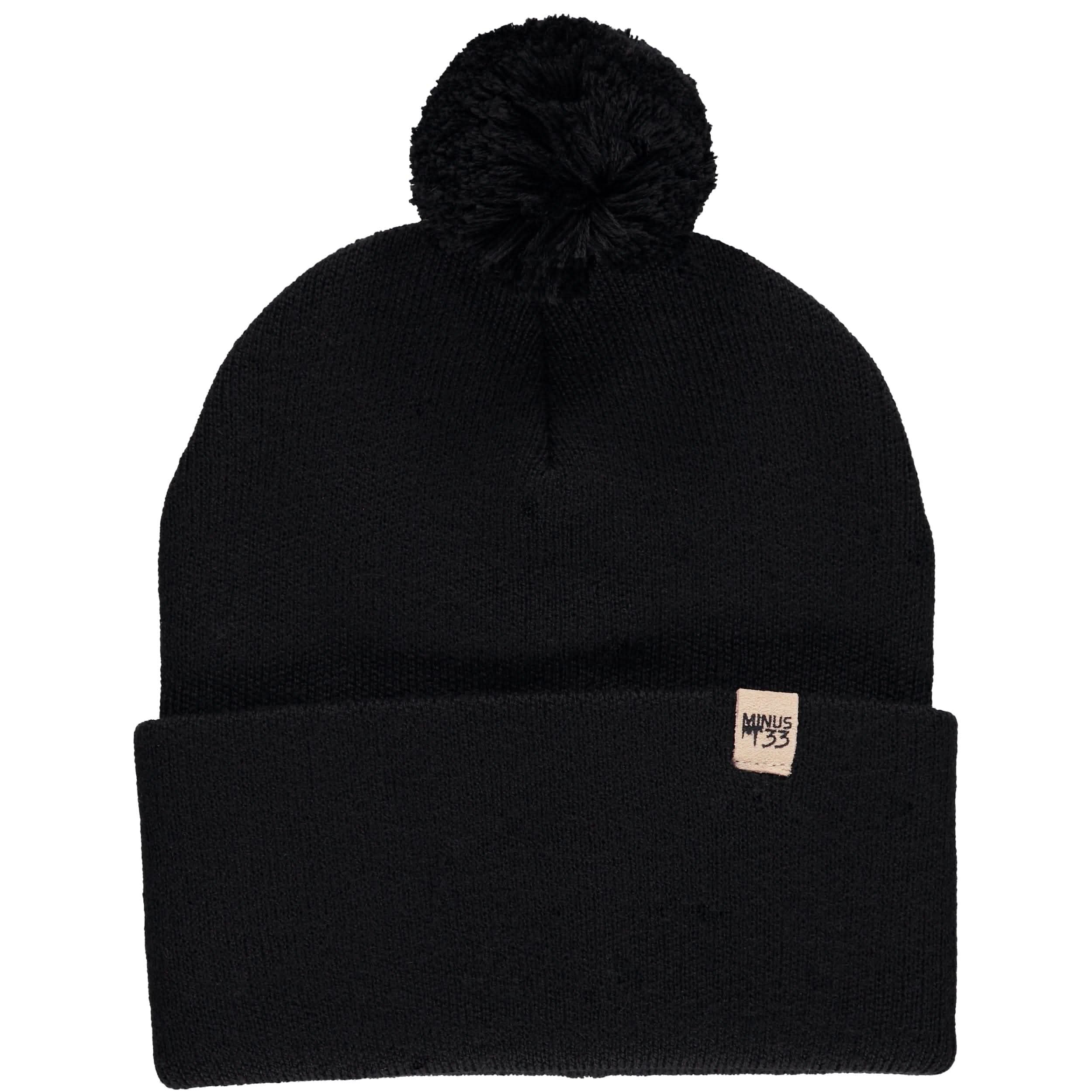 Midweight Merino Wool Knit Pom Beanie | 100% Merino Wool