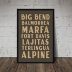 West Texas Subway Scroll